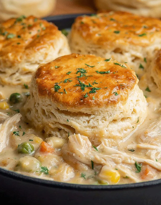 Chicken Pot Pie Recipe With Biscuits