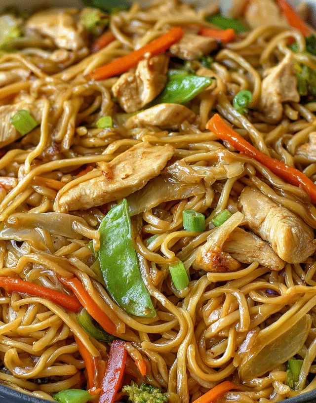 chicken lo mein recipe