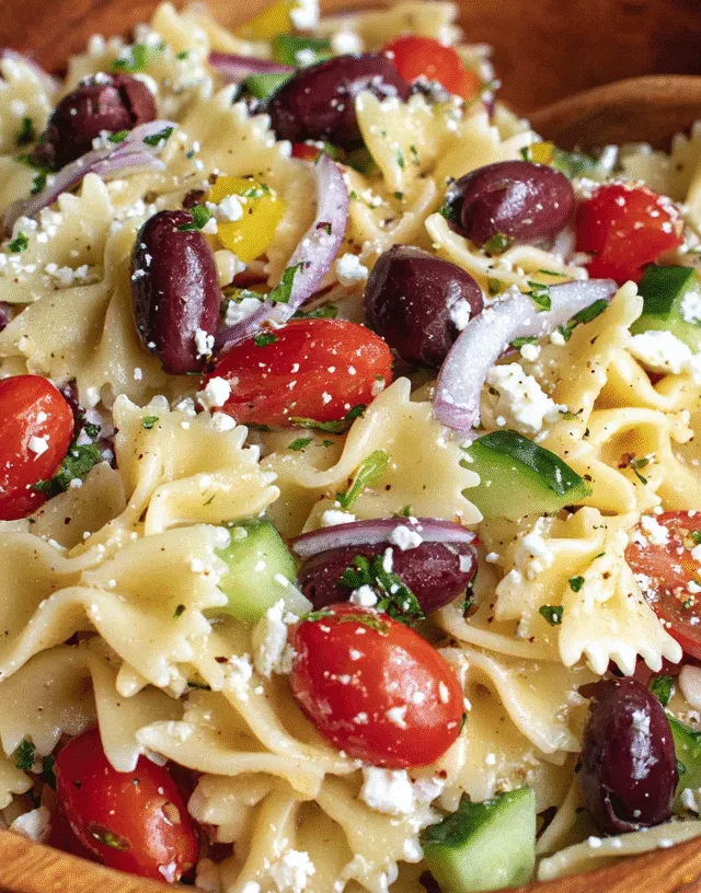 Greek Pasta Salad Recipe
