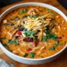 Crockpot Creamy Chicken Tortilla Soup