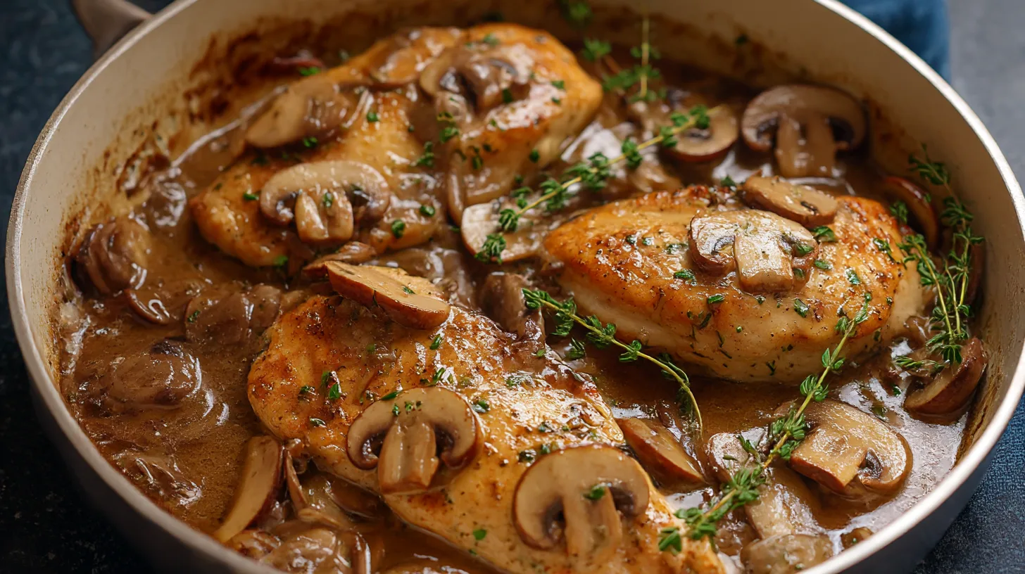 Easy One Pan Chicken Marsala