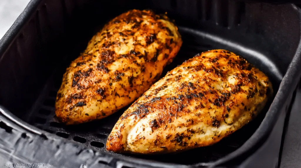 Juicy Air Fryer Chicken Breasts