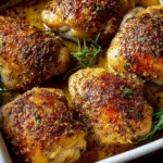 Crispy Oven-Baked Chicken Thighs