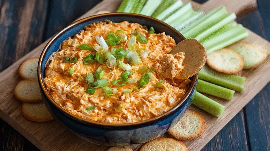 BEST Slow Cooker Buffalo Chicken Dip
