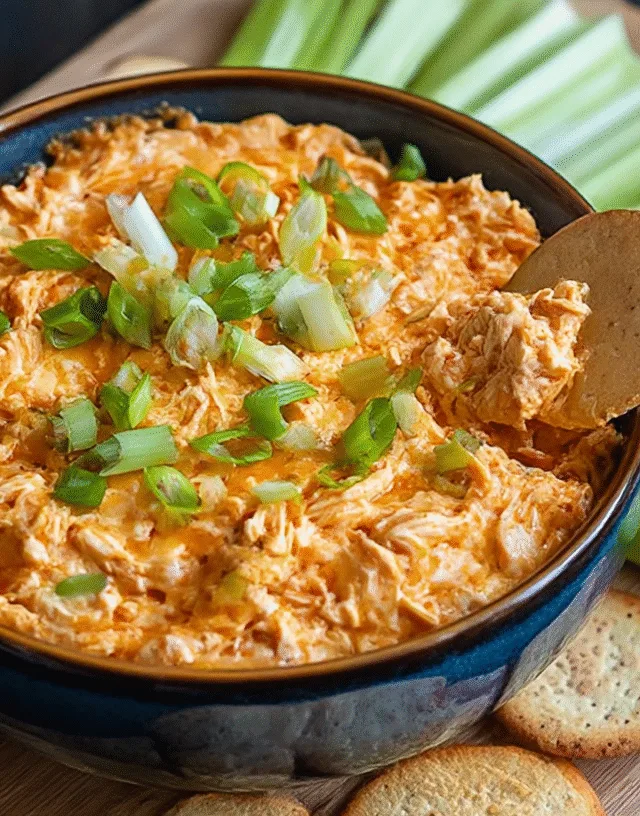 BEST Slow Cooker Buffalo Chicken Dip