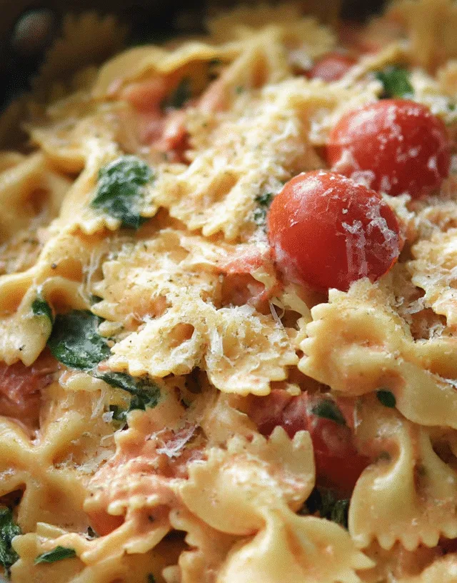 Creamy Bowtie Pasta with Parmesan Delight