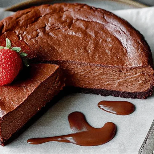 Bittersweet Chocolate Cheesecake