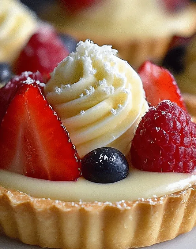 Elegant White Chocolate Mousse Tartlets