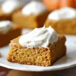 Pumpkin Bars with Cake Mix