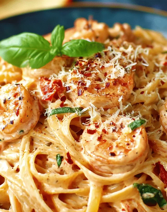 Creamy Cajun Shrimp Pasta