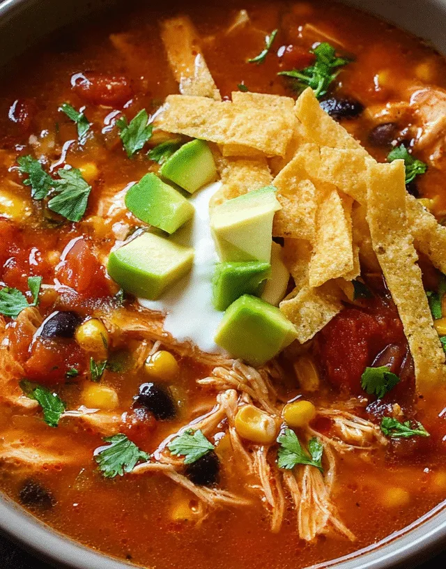chicken tortilla soup recipe