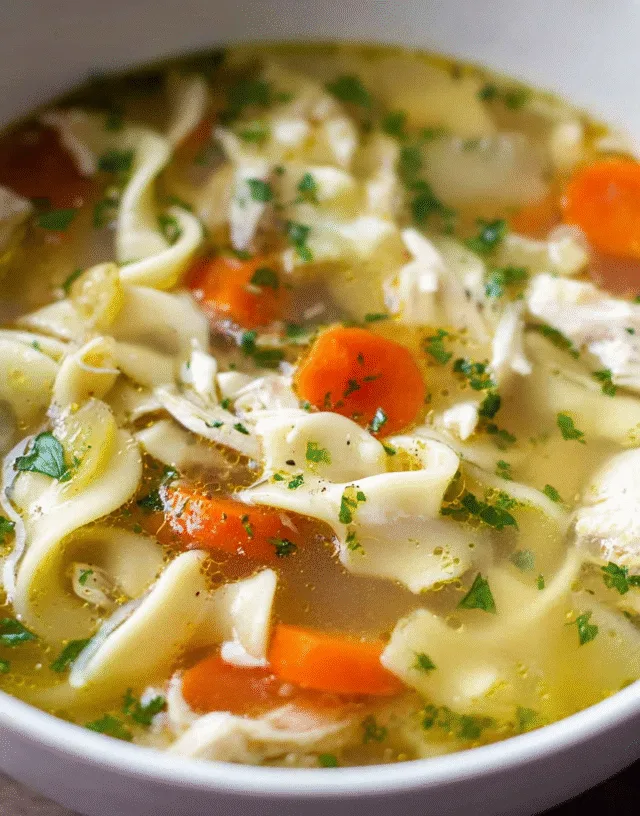 healthy best chicken noodle soup recipe 2025