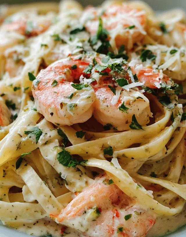 Garlic Butter White Wine Shrimp Linguine