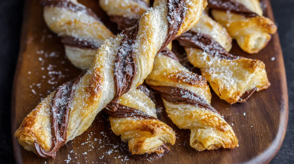 Puff Pastry Nutella Twists