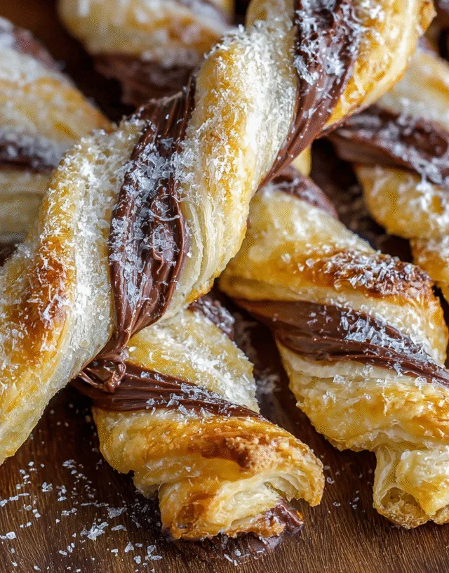Puff Pastry Nutella Twists