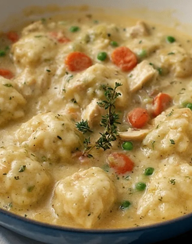 Homemade Chicken and Dumplings