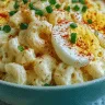 Creamy Deviled Egg Macaroni Salad