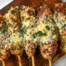 Garlic Parmesan Chicken Skewers