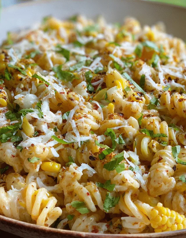 street corn pasta salad