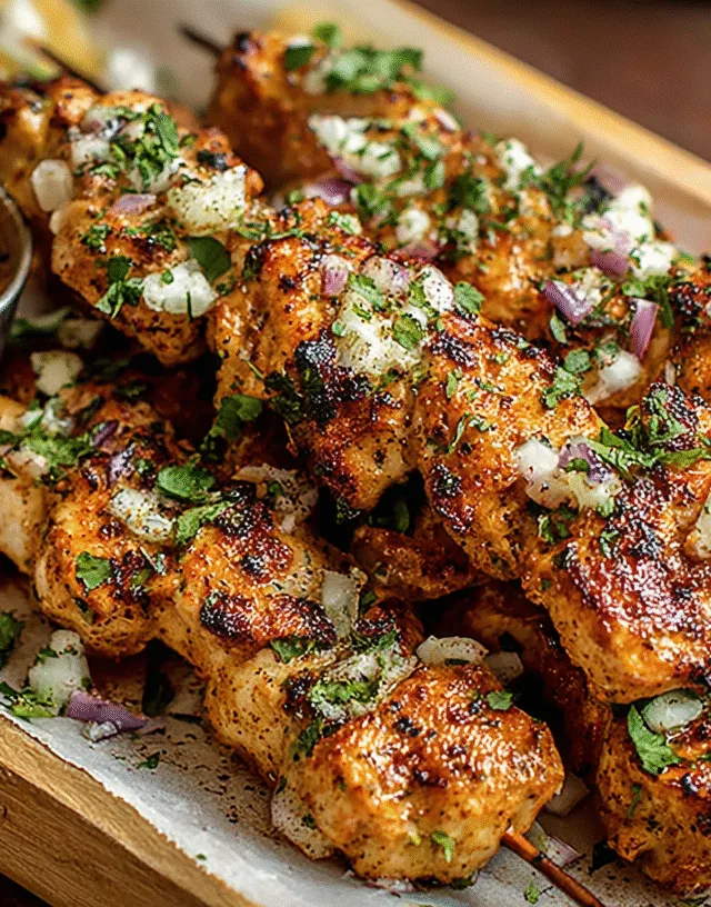 Cowboy Butter Chicken Skewers
