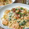 CREAMY TUSCAN SHRIMP LINGUINE