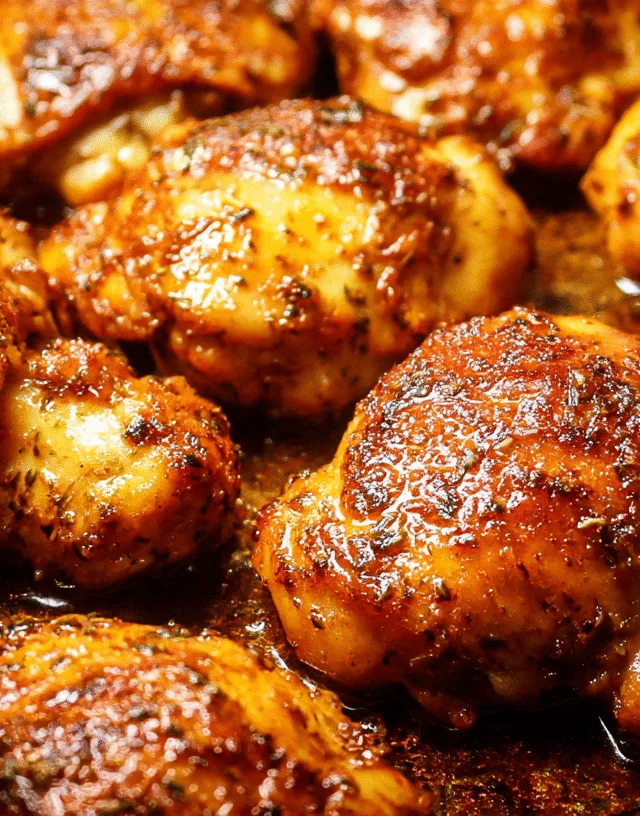 30 min Oven Baked Boneless Skinless Chicken Thighs