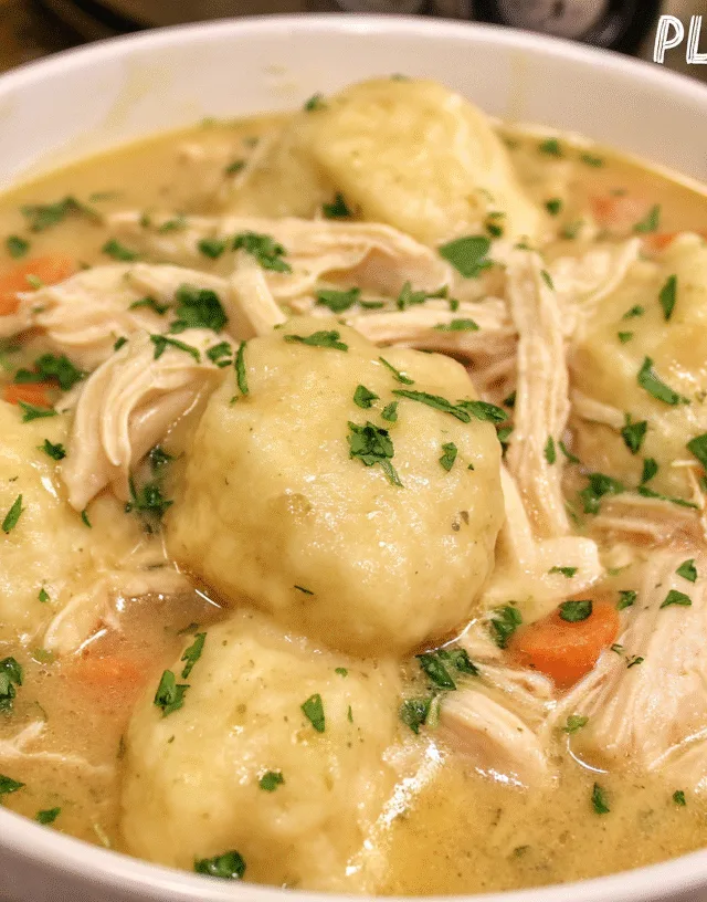 crock pot chicken and dumplings