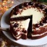 Christmas Kitchen Chocolate Cherry Cognac New Years Cake