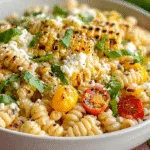 Creamy Street Corn Pasta Salad