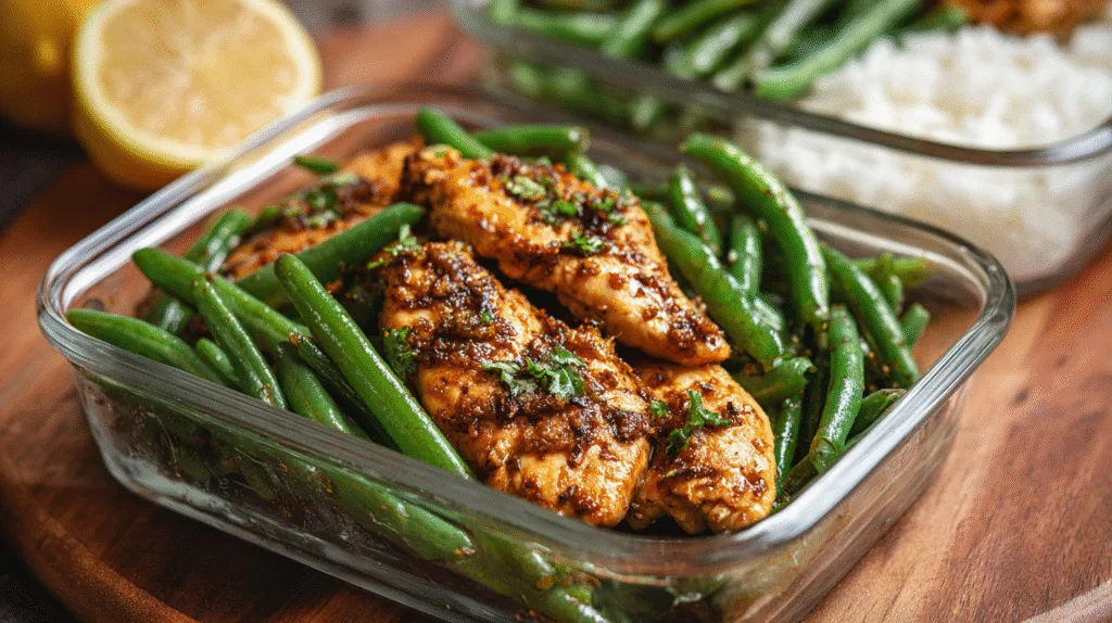 Easy Chicken Breast and Green Beans