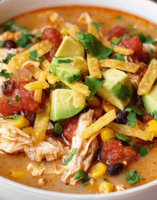 Easy Chicken Taco Soup