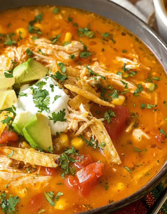Best Chicken Tortilla Soup Recipe