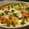 Smothered Cheesy Sour Cream chicken