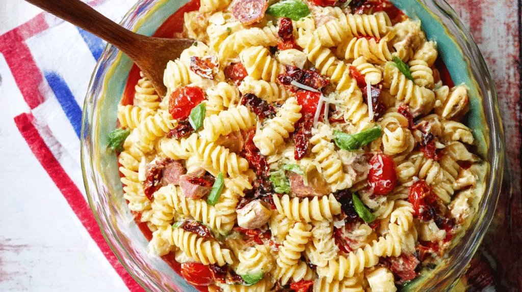 Pasta Salad with Sun Dried Tomatoes