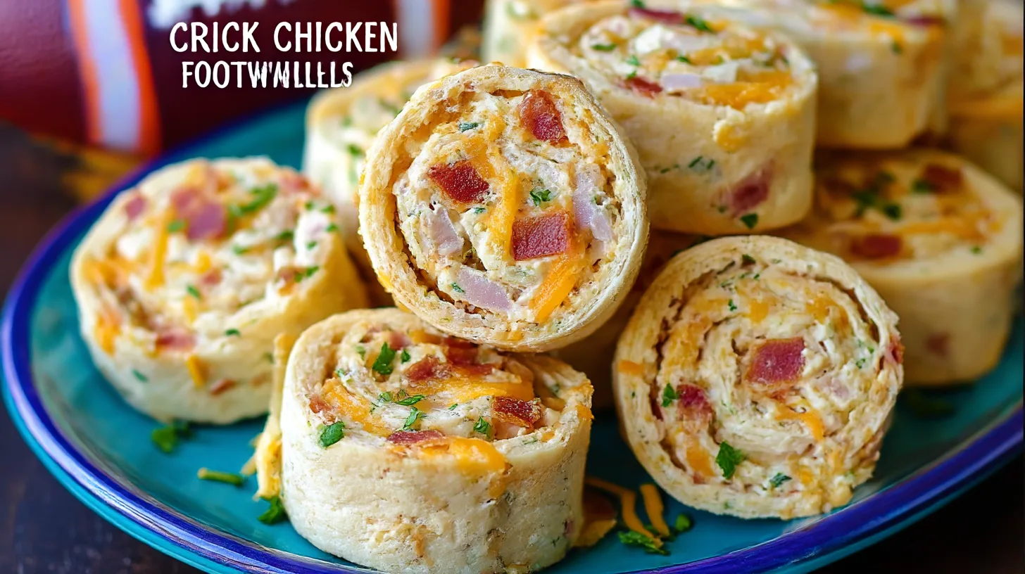 Crack Chicken Pinwheels Football Friday