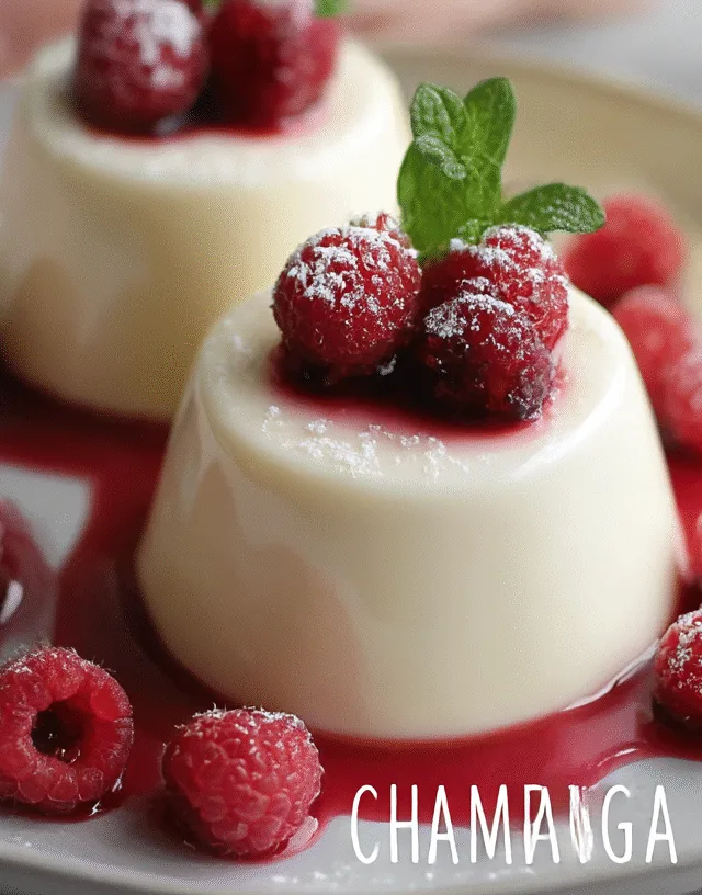 Champagne Panna Cotta