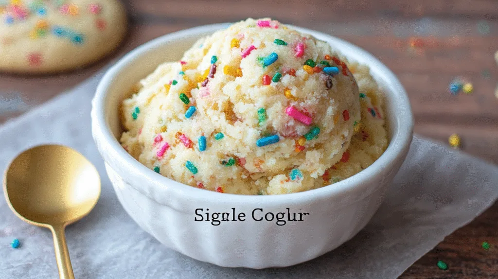 Edible Sugar Cookie Dough