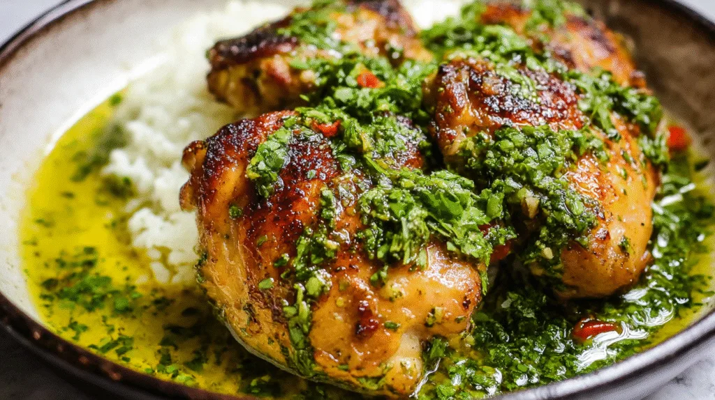 Chimichurri Chicken Thighs