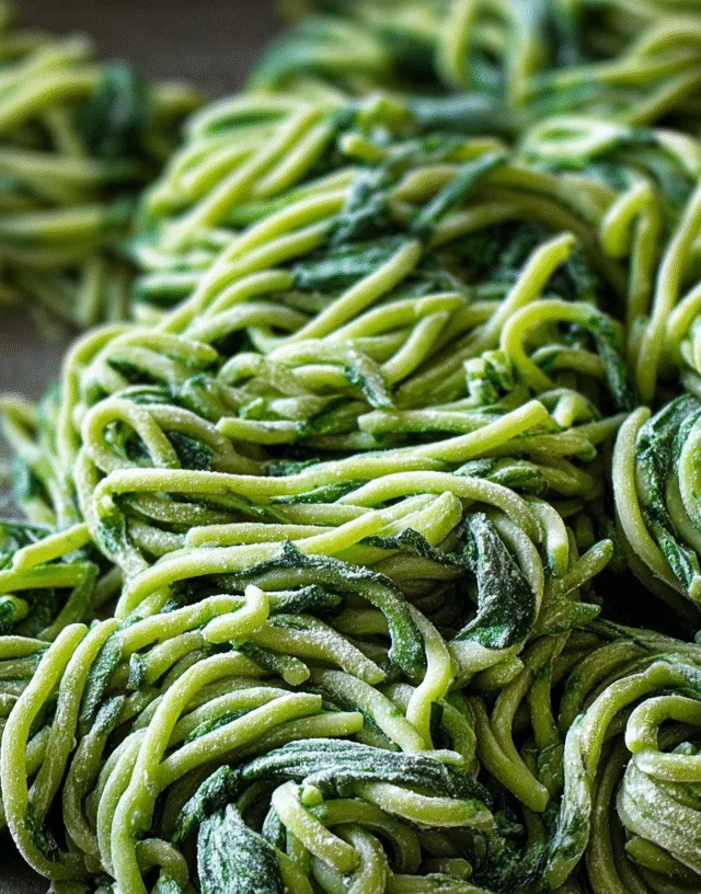 How to Make Spinach Pasta