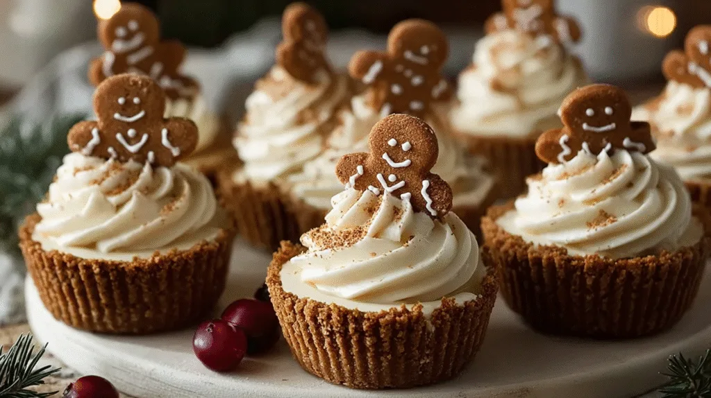 No-Bake Gingerbread Cheesecake Cups