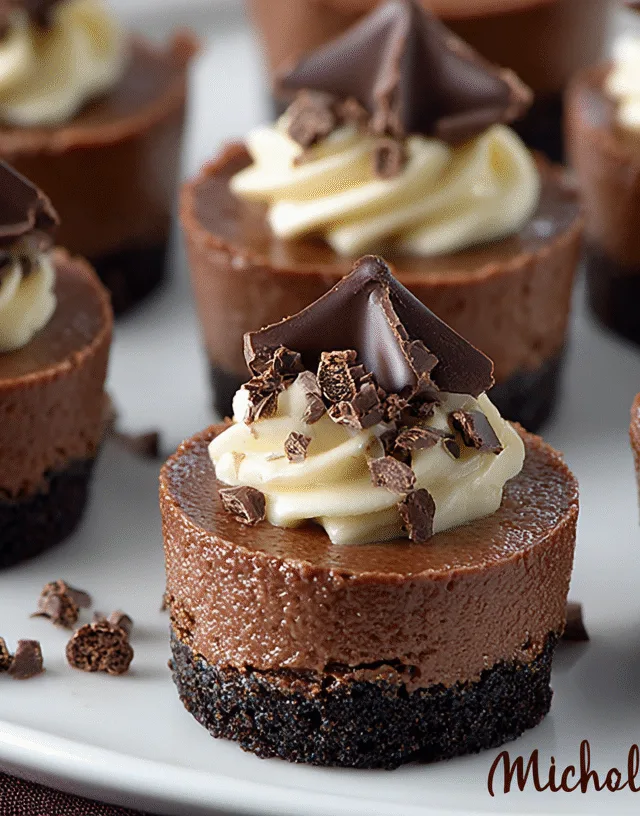 Mini Chocolate Cheesecake Bites Recipe