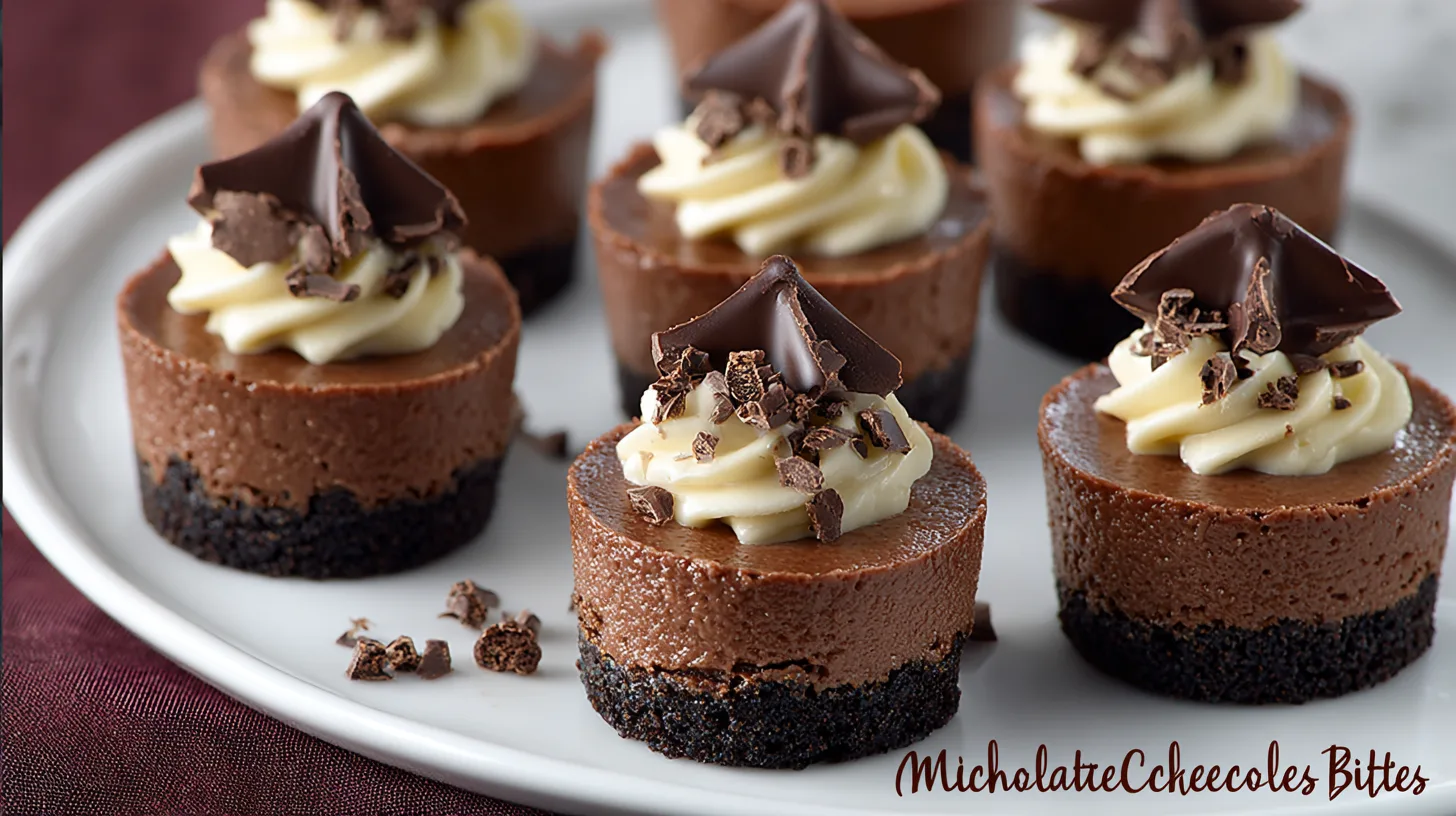 Mini Chocolate Cheesecake Bites Recipe