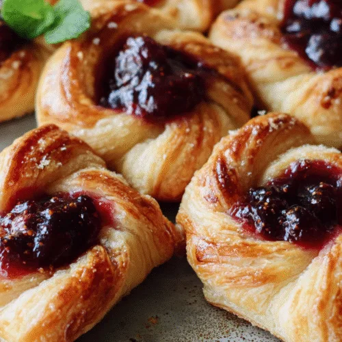 jam puff pastry tarts