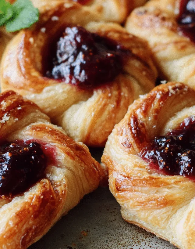 jam puff pastry tarts