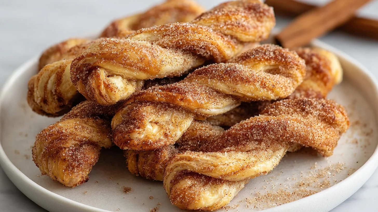 vegan puff pastry cinnamon sugar knots
