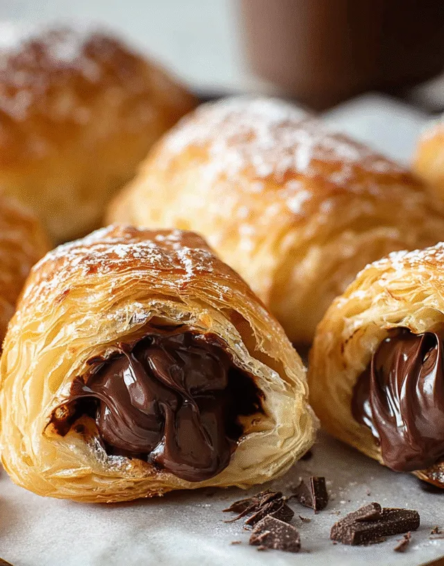 chocolate puff pastry