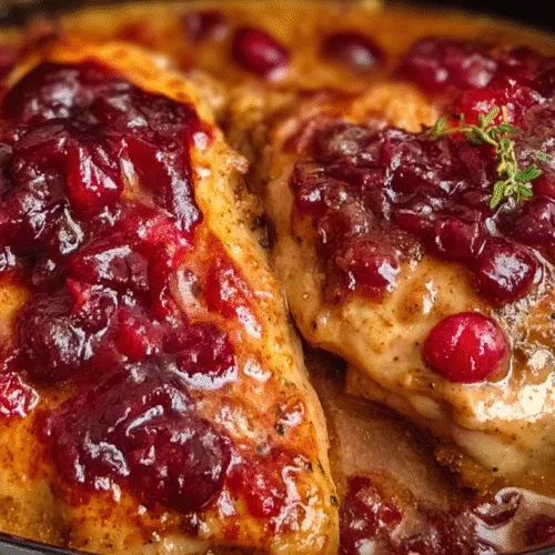 4 ingredient slow cooker cranberry chicken