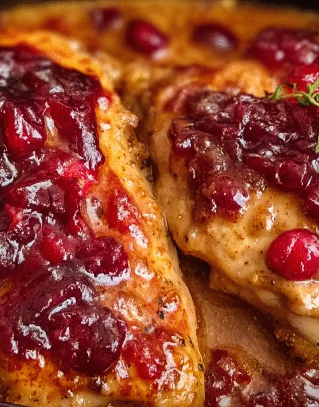 4 ingredient slow cooker cranberry chicken
