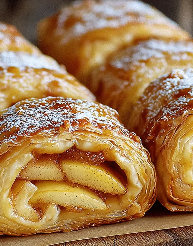 Apple Puff Pastry Rolls Tasty and Simple Treat