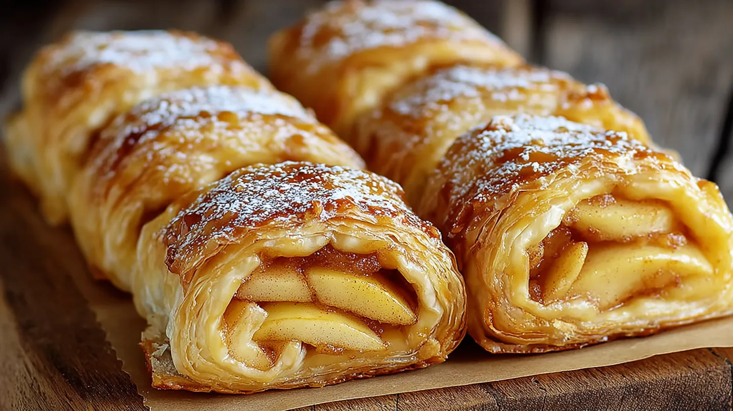 Apple Puff Pastry Rolls Tasty and Simple Treat